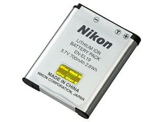 【クリックで詳細表示】Nikon/ニコン EN-EL19 Li-ionリチャージャブルバッテリー