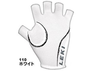 【クリックで詳細表示】LEKI/レキ 1300165 110 クールライナーグローブ 【Mサイズ】(ホワイト)
