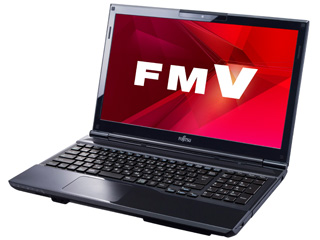 15.6型ワイド液晶ノートPC LIFEBOOK/ライフブック AH45/K シャイニーブラック FMVA45KB2