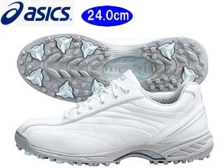 【クリックで詳細表示】asics/アシックス【24.0cm】 SHOT＆WALK PL TGW201-ホワイト【24.0cm】