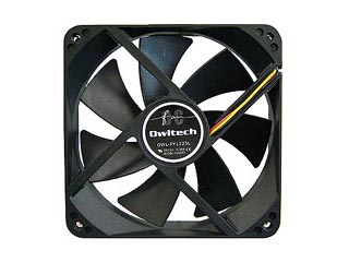 OWL-FY1225S 120mm�p �P�[�X�pDC�t�@�� �X�^���_�[�h�V���[�Y ���É� 25mm��