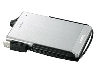 LHD-PBF120U2SV �ϏՌ��|�[�^�u���n�[�h�f�B�X�N USB2.0�A���~�{�f�B 120GB �V���o�[