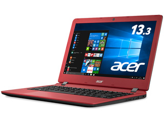 【クリックで詳細表示】13.3型ノートPC Aspire ES13 ES1-332-H14P/R ローズウッドレッド