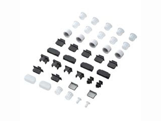 【クリックで詳細表示】サンワサプライ TK-CAPSET1 AVジャックキャップ(フルセット)