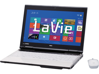 15.6型ワイドLED液晶ノートPC LaVie L(ラヴィL) LL750/LS6W クリスタルホワイト PC-LL750LS6W