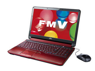 15.6型ワイドLED液晶ノートPC LIFEBOOK/ライフブック AH FMVA54HR ガーネットレッド