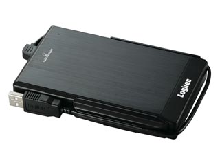LHD-PBF120U2BK �ϏՌ��|�[�^�u���n�[�h�f�B�X�N USB2.0�A���~�{�f�B 120GB �u���b�N