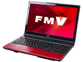 15.6型ワイド液晶ノートPC LIFEBOOK/ライフブック AH45/K ルビーレッド FMVA45KR2
