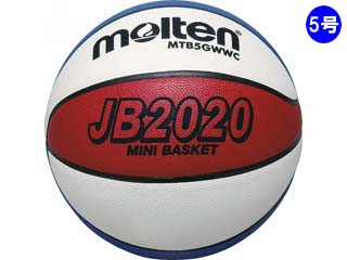 【クリックで詳細表示】molten/モルテン MTB5GWWC 小学生バスケットボール コンビカラー(白×赤×青) 【5号球】