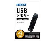 TB-ET4G/K USB 2.0 �t���b�V���������[ 4GB �u���b�N