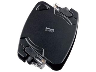 【クリックで詳細表示】サンワサプライ KB-MK9BK 自動巻取りLANケーブル(CAT6e) ブラック