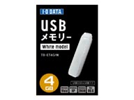 TB-ET4G/W USB 2.0 �t���b�V���������[ 4GB �z���C�g