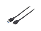 USB3.0�P�[�u�� A-Type�FUSB3.0-microB BSUAMB310BK 1.0m �u���b�N