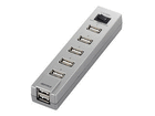 USB2.0Hub �Z���t���o�X�p���[ 7�|�[�g �ߓd BSH7AE03SV �V���o�[