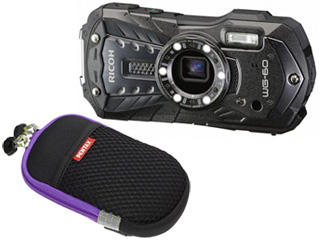 RICOH WG-60(ブラック)+O-CC135 カメラケースセット【wg60set】