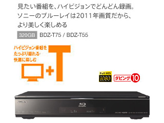 �u���[���C�f�B�X�N���R�[�_�[ BDZ-T55