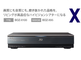 BDZ-X95  �y����������萔�������I�z