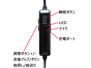 BL-60(ブラック) Bluetooth4.1 ステレオヘッドホン マイク