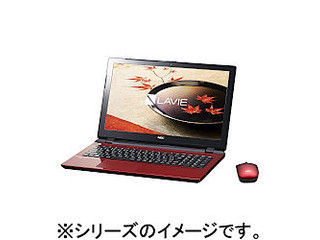 15.6型スタンダードノートPC LAVIE(ラヴィ) Note Standard NS150/CAR PC-NS150CAR ルミナスレッド