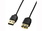 KU-SLEN05BK �ɍ�USB�����P�[�u��(A-A���X�����^�C�v) �u���b�N 0.5m