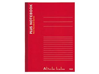 【クリックで詳細表示】PLUS/プラス NO-010AS PLUS ノートブック6号(セミB5)A罫100枚