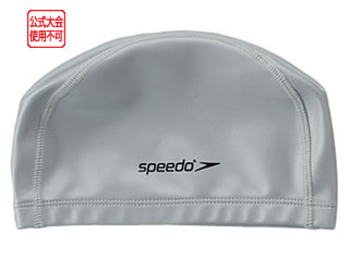 【クリックでお店のこの商品のページへ】SPEEDO/スピード SD97C16-GY シリコーンコーティングキャップ (グレイ) サイズF