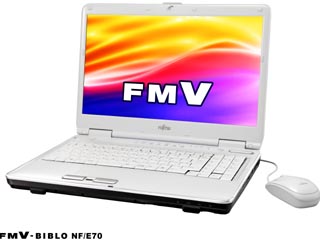 FMVNFE70WP FMV-BIBLO/ビブロ NF/E70 アーバンホワイト Office Personal 2007 with PowerPoint 搭載