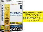 �E�C���X�L���[ INTERNET SECURITY�{EIOffice2009�t�� USB��