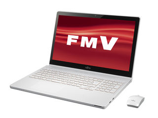 タッチパネル式15.6型ノートPC LIFEBOOK AH77/M アーバンホワイト FMVA77MW