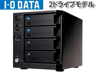 【クリックでお店のこの商品のページへ】I・O DATA/アイ・オー・データ HDL-XV1.0/2D RAID 6対応 ビジネスNAS LAN DISK XVシリーズ 1TB 2ドライブモデル