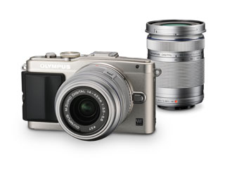 【クリックでお店のこの商品のページへ】【取得NG】OLYMPUS/オリンパス OLYMPUS PEN Lite E-PL6 ダブルズームキット(シルバー) 【送料代引き手数料無料！】 ＜br＞ 【epl6d】