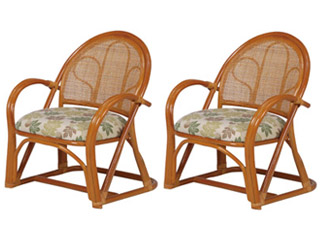 【クリックでお店のこの商品のページへ】HAGIHARA/ハギハラ 楽々椅子 2脚セット RZ-032