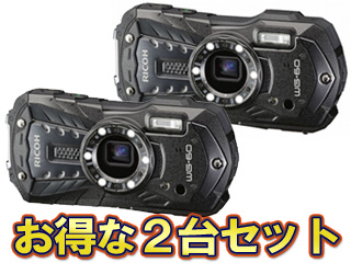 RICOH WG-60(ブラック)×2台セット【wg60set】