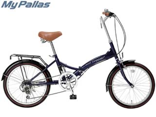 【クリックで詳細表示】メーカー直送品のため【単品購入のみ】【クレジット決済のみ】 ＜br＞ MyPallas/マイパラス M-206 折畳自転車 20型・6段ギア (ネイビー) ＜br＞ 【沖縄・離島不可】【時間指定不可】商品になります。