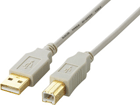 U2C-B07BE USB2.0�P�[�u��(AB�^�C�v)�@[�x�[�W��] 0.7m