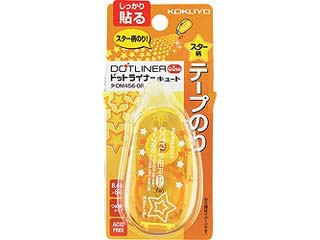 【クリックで詳細表示】KOKUYO/コクヨ 【ノリのストレス解消します！】タ-DM456-08 テープのり＜ドットライナーキュート＞スター柄 本体