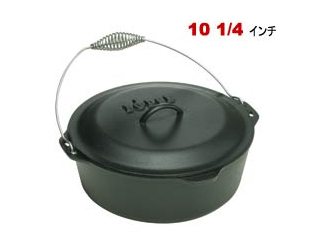 【クリックで詳細表示】LODGE LOGIC/ロッジロジック 【大人気！】L8DO3 キッチンオーヴン 10 1/4インチ(IH対応)