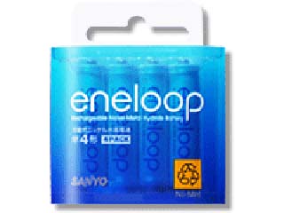 HR-4UTG-4BP 充電式ニッケル水素電池「eneloop」(単4形)