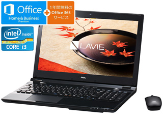 15.6型ノートPC ラヴィ・スマート LAVIE Smart NS(s) PC-SN232GSA6-2 クリスタルブラック