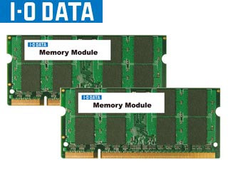 SDX800-4GX2 PC2-6400(DDR2-800)�Ή����݃����� DDR2 200�s�� S.O.DIMM 4GB 2���g