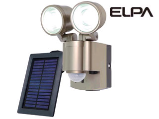 【クリックで詳細表示】朝日電器/ELPA 【納期未定！】ESL-302SL ソーラー発電式LED防雨センサーライト(2灯)