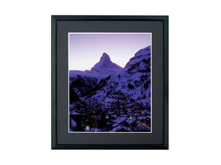 【クリックでお店のこの商品のページへ】HAKUBA/ハクバ アルミ額縁 セシリア(ブラック) ワイド6切サイズ