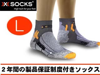 【クリックで詳細表示】GOLDWIN/ゴールドウィン X20004 X-SOCKS(Xソックス) バイキング・ウルトラ・ライトLサイズ(グレー杢×アンスラサイト)