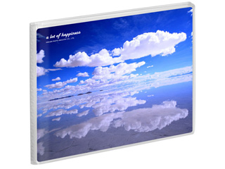 APNP-KGY-STK(空と雲) Pポケットアルバム NP KG(ハガキ)サイズ 横 20枚収納