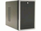 OWL-PCCHS01 �R���p�N�g�E�z�[���T�[�o�[�P�[�X Mini-ITX �u���b�N�~�_�[�N�O���[