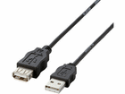USB-ECOEA05�@EU RoHS�w�ߏ���USB�����P�[�u�� 1.0m �u���b�N