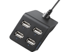 U2H-E415BBK �g�b�v�|�[�g�^�C�v �o�X�p���[��p4�|�[�g USB2.0�n�u/1.5m