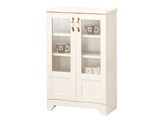 【クリックで詳細表示】SHIRAI/白井産業 【me＋mor】【Vanillatte/バニラッテ】キャビネット VLT-9055G