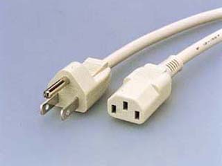 【クリックで詳細表示】ELECOM/エレコム KT-D18 3P-3P電源ケーブル 1.8m