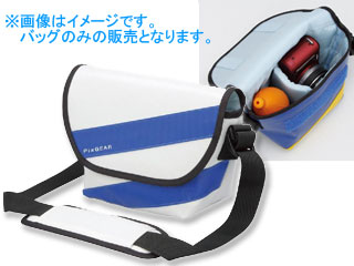 【クリックで詳細表示】HAKUBA/ハクバ SPG-DZ-MBSSWB ピクスギア デンゼル メッセンジャーバッグ SS カラー：ホワイト×ブルー